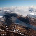 Loch Turret Reservoir from the air